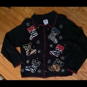 Nut Cracker Christmas sweater size Large